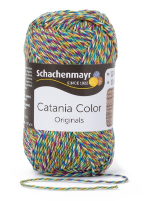 Catania Color, 224 - zöld-lila-narancs melír