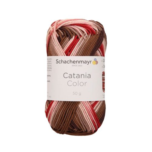 Catania Color, 236 - rózsaszín-bordő-sárga melír