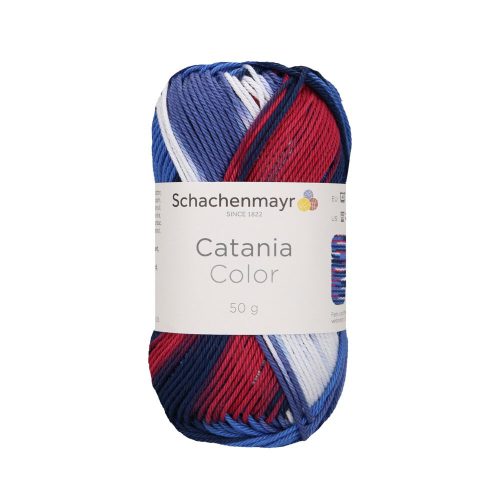 Catania Color, 242 - sötétkék-piros-fehér melír