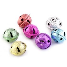 Csengettyű, 2,4cm - vegyes, változó színekben - 1db