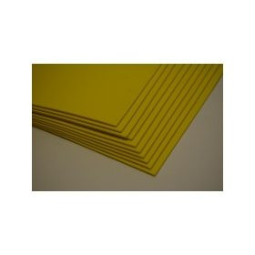 Dekorgumi lap, A/4-es - 2mm - citromsárga