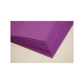Dekorgumi lap, A/4-es - 2mm - lila