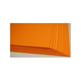 Dekorgumi lap, A/4-es - 2mm - narancssárga