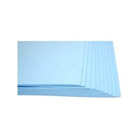 Dekorgumi lap, A/4-es - 2mm - világoskék