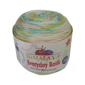   Everyday Batik, 74205 - türkizkék-sárga-rózsaszín melír
