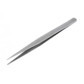 Csipesz, egyenes - fém - 12,5cm - 1db