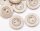 Gomb, 1,5cm - drapp - 1db