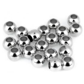 Gyöngy, kb. 1cm - 1db - ezüst