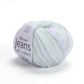 Jeans Soft Colors, 6201 - zöld-lila-fehér melír