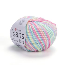 Jeans Soft Colors, 6204 - sárga-kék-rózsaszín melír