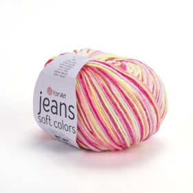 Jeans Soft Colors, 6214 - pink-sárga-fehér melír