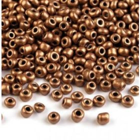 Kásagyöngy, kb. 4mm - 15g - 1050db/csomag - bronz