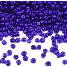 Kásagyöngy, kb. 4mm - 15g - 1050db/csomag - királykék