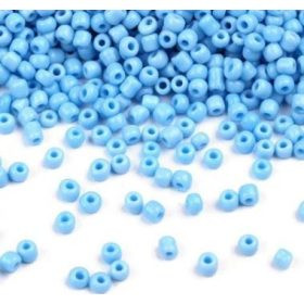 Kásagyöngy, kb. 4mm - 15g - 1050db/csomag - világoskék