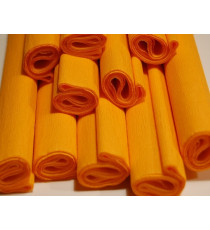 Krepp papír, 1 tekercs - 50x200cm - narancssárga