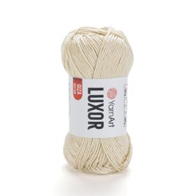 Luxor - 100% mercerizált pamut, 1202 - drapp
