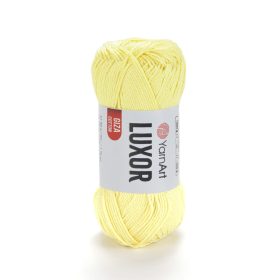 Luxor - 100% mercerizált pamut, 1203 - világos sárga