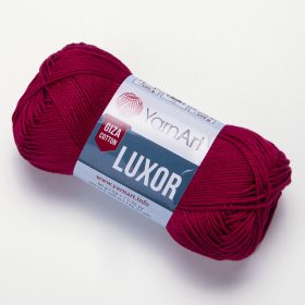 Luxor - 100% mercerizált pamut, 1221 - sötét piros