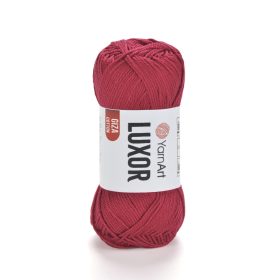 Luxor - 100% mercerizált pamut, 1221 - sötét piros