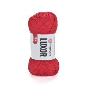 Luxor - 100% mercerizált pamut, 1222 - piros