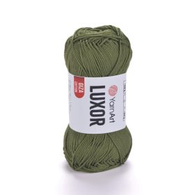 Luxor - 100% mercerizált pamut, 1239 - khaki