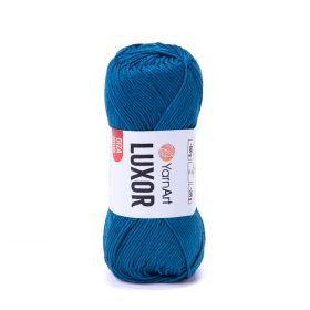 Luxor - 100% mercerizált pamut, 1249 - olajkék