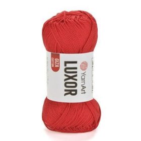 Luxor - 100% mercerizált pamut, 1254 - narancsos piros