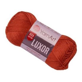 Luxor - 100% mercerizált pamut, 1256 - rozsdavörös