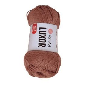Luxor - 100% mercerizált pamut, 1258 - macibarna