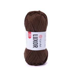 Luxor - 100% mercerizált pamut, 1260 - sötétbarna