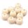 Műanyag gyöngy, 1cm - 20db - krém
