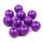 Műanyag gyöngy, 1cm - 20db - lila