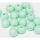 Műanyag gyöngy, 1cm - 20db - mentazöld