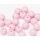 Műanyag gyöngy, 1cm - 20db - rózsaszín