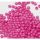 Műanyag gyöngy, 3mm - kb. 400db/csomag - pink