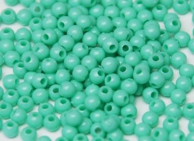 Műanyag gyöngy, 3mm - kb. 400db/csomag - világoszöld