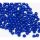 Műanyag gyöngy, 4mm - kb. 250db/csomag - királykék