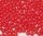 Műanyag gyöngy, 4mm - kb. 250db/csomag - piros