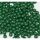 Műanyag gyöngy, 4mm - kb. 250db/csomag - zöld