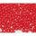 Műanyag gyöngy, 6mm - kb. 50db/csomag - piros