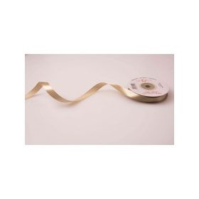Szatén szalag, 12mmx23m - bézs
