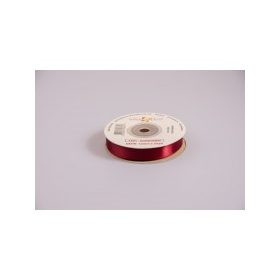 Szatén szalag, 12mmx23m - bordó