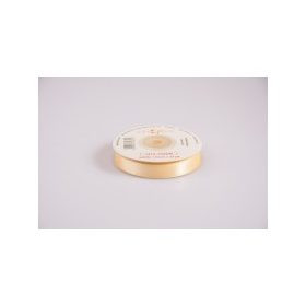 Szatén szalag, 12mmx23m - krém
