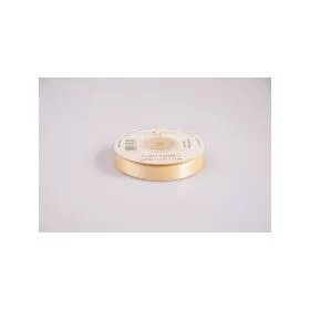 Szatén szalag, 12mmx23m - krém