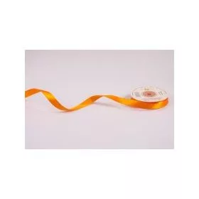 Szatén szalag, 12mmx23m - narancssárga
