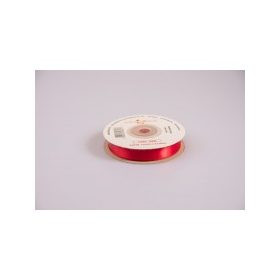 Szatén szalag, 12mmx23m - piros