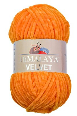Velvet - Plüss fonal, 90016 - narancssárga