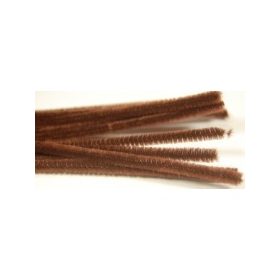 Zsenília, 30cm - 1db - sötétbarna